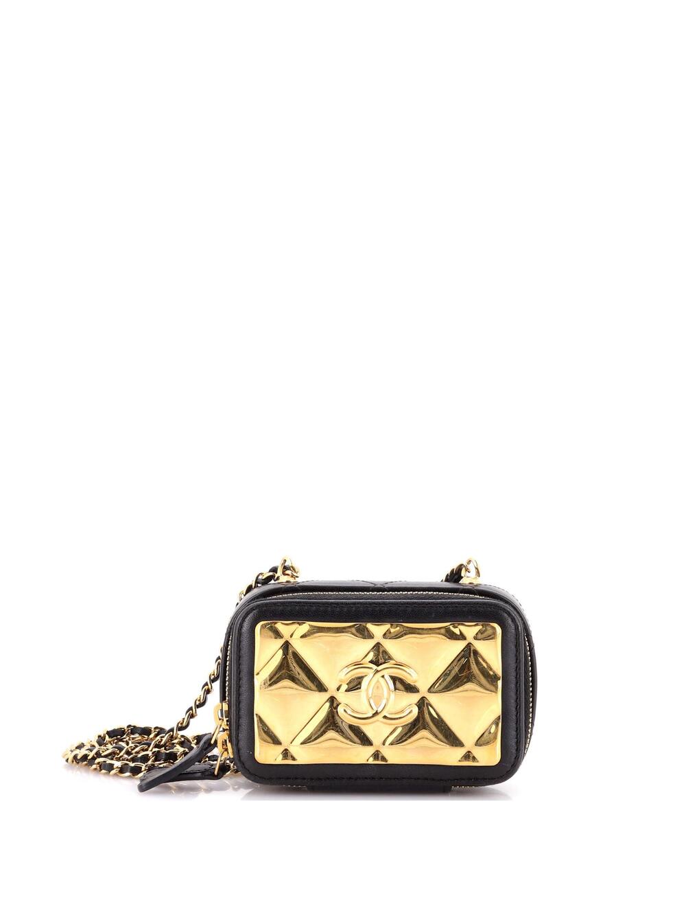 Chanel Golden Plate Zip Around Vanity #269237C32B